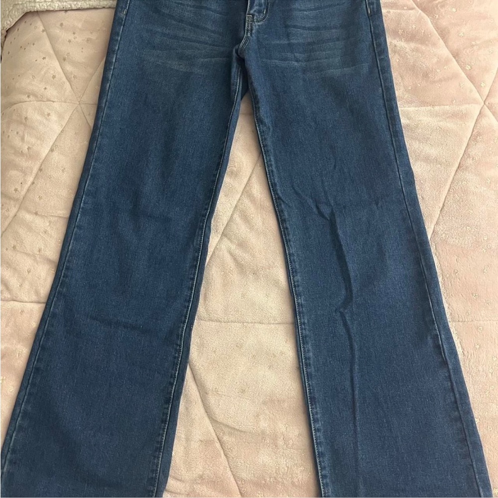 SHEIN Woman’s Mid-rise Dark wash Jeans Size XS/2 - Picture 3 of 3